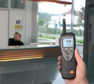 testo 625 с закрепленным наконечником зонда
влажности